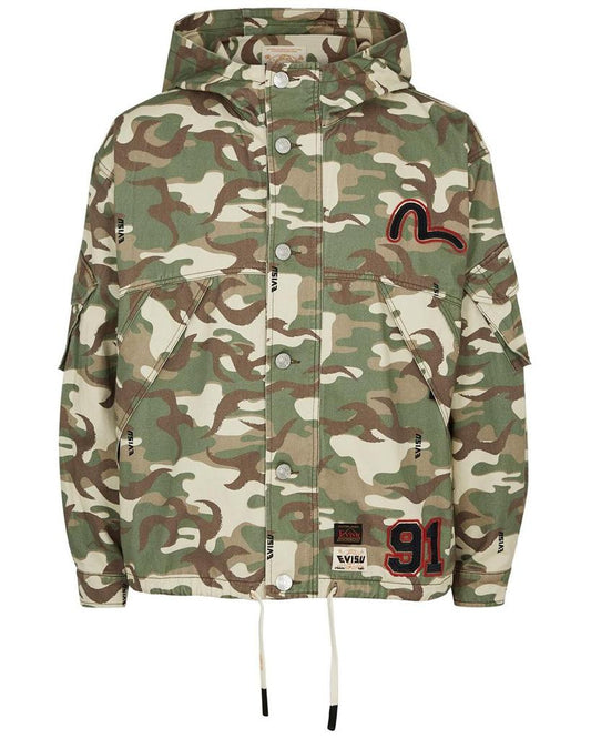 Evisu Navy Camouflage Jacket