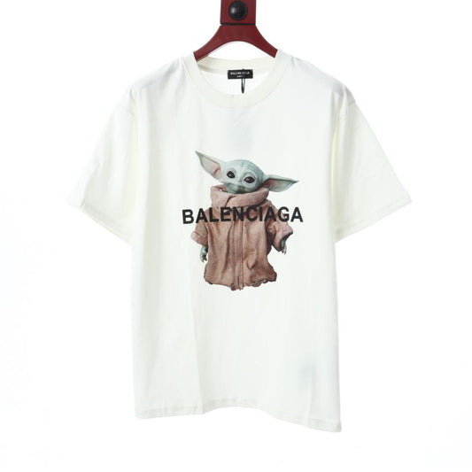 Μπλουζάκι Balenciaga Baby Yoda Λευκό